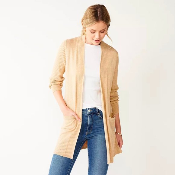 Nine West Jackets & Blazers - Nine West Essential Cardigan (Tan Heather)